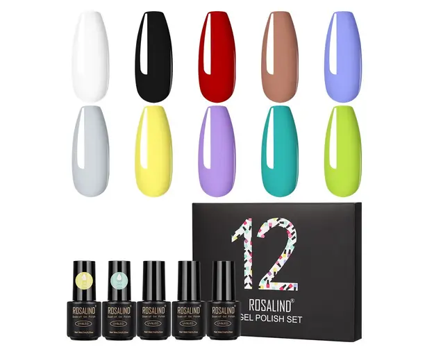 Set 12 Oje Semi Rosalind - RATC12-05 7ml