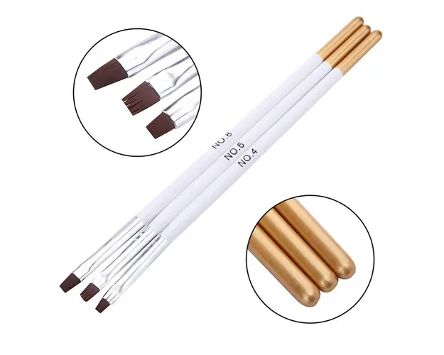 Set 3 Pensule Gel Nr 4,6,8