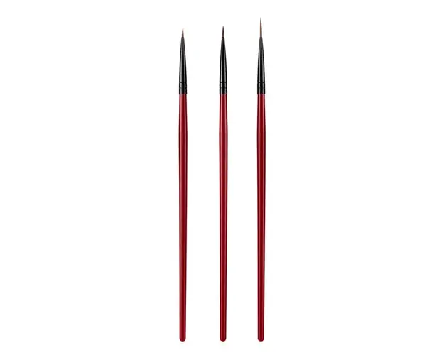 Set 3 Pensule Pictura Pink Black