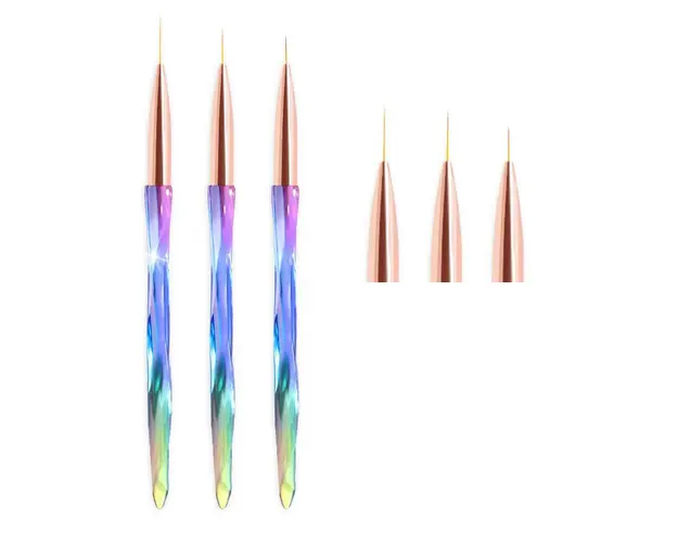 Set 3 Pensule Pictura Rainbow