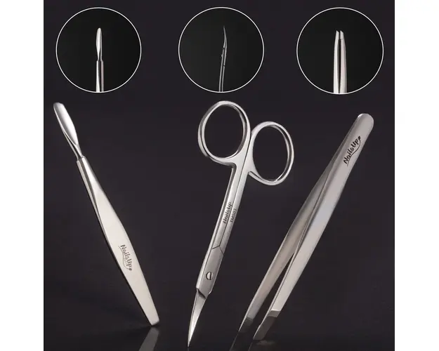 Set 3 Ustensile profesionale pentru manichiura