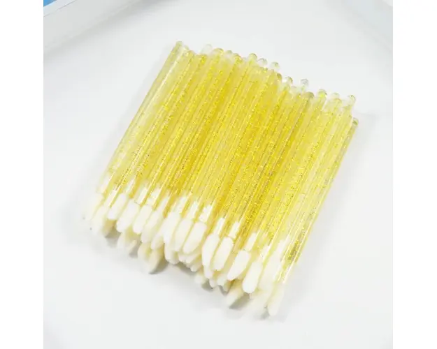 Set 50 Aplicatoare Ruj Unica folosinta Galben