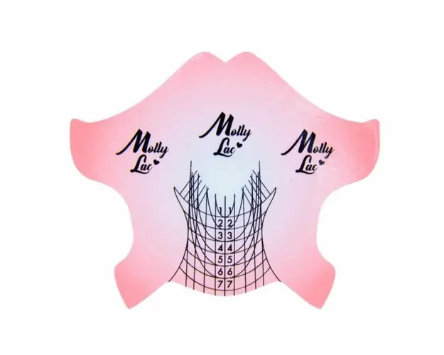 Set 500 Sabloane Molly Lac Roz Pudrat