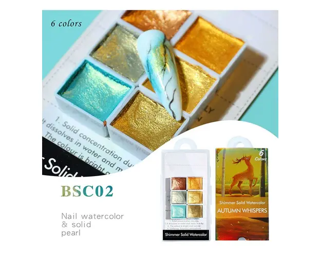 Set 6 Acuarele Pictura BSC02