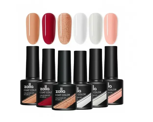 Set 6 Oje Semipermanente Zolla - Clasic Series 8ml
