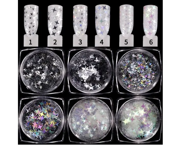 Set 6 Stelute Decor Nail Art - GSP100 01