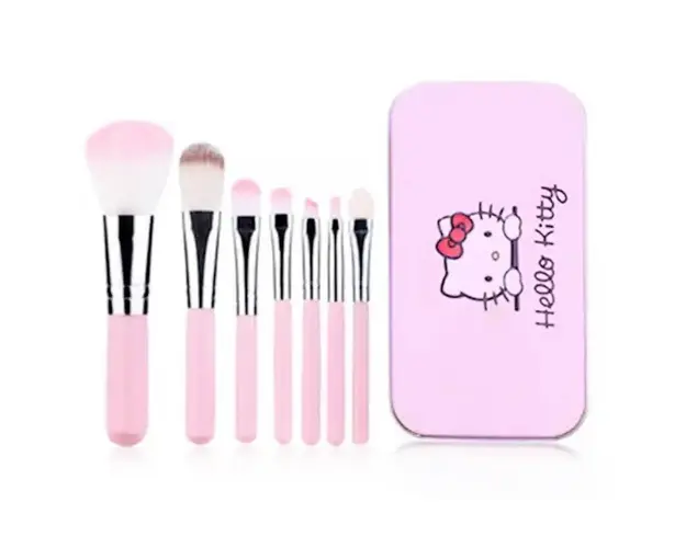 Set 7 Pensule Makeup Hello Kitty Pink