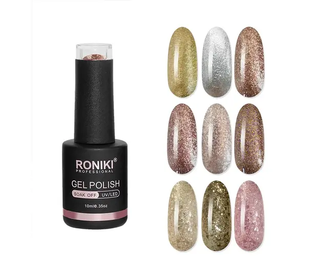 Set 9 Oje Semipermanente Roniki 10ml - DH Series