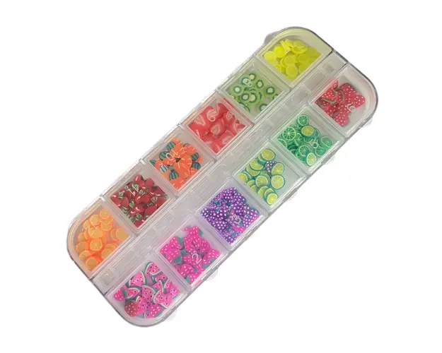 Set Decor Unghii,Nail Art, 12 Fructe 02