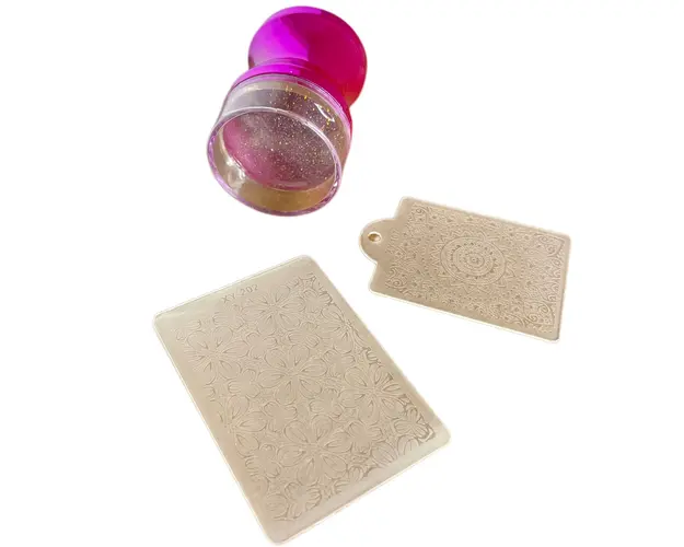 Set Stampila cu Matrite, Pink