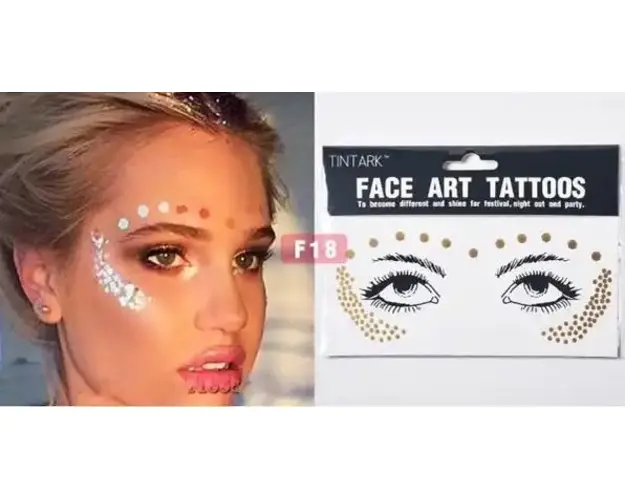 Set sticker pentru fata si corp 09