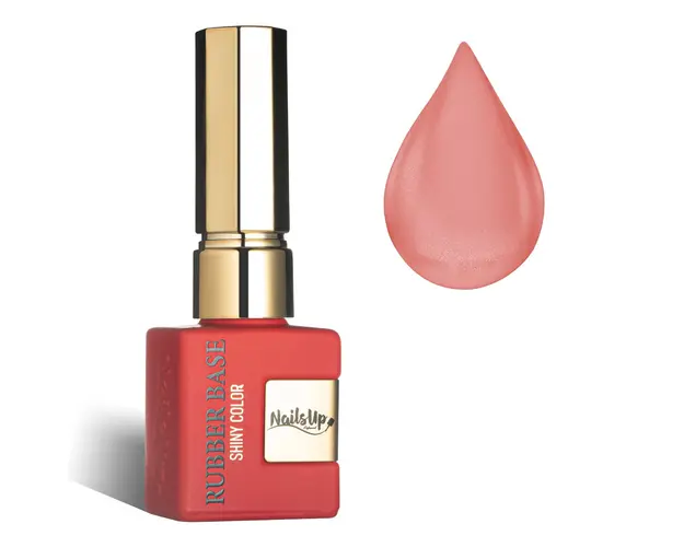 Shiny Rubber Base Nailsup - Gold Is Your Reflection Greek 84, 8ml