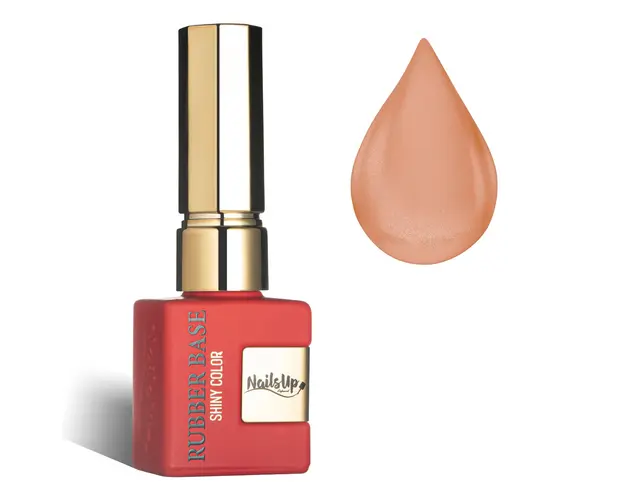 Shiny Rubber Base Nailsup - Gold Is Your Reflection UK 83, 8ml