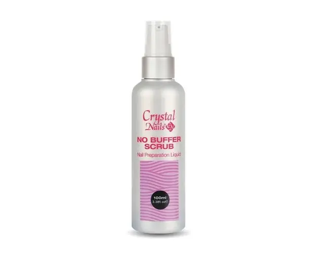 Solutie Pregatire unghii, No Buffer Scrub Crystal Nails 100 ml