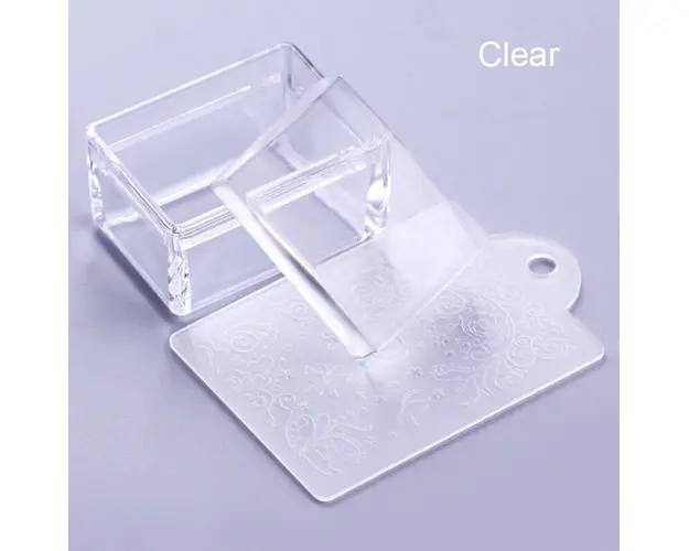 Stampila Unghii Silicon Cube Clear