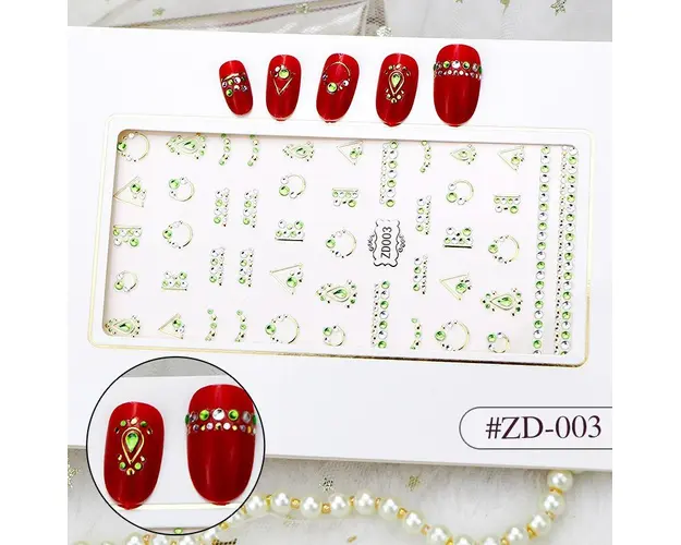 Sticker 3D Manichiura Nail Art Cristal ZD003