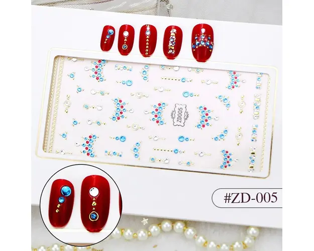 Sticker 3D Manichiura Nail Art Cristal ZD005