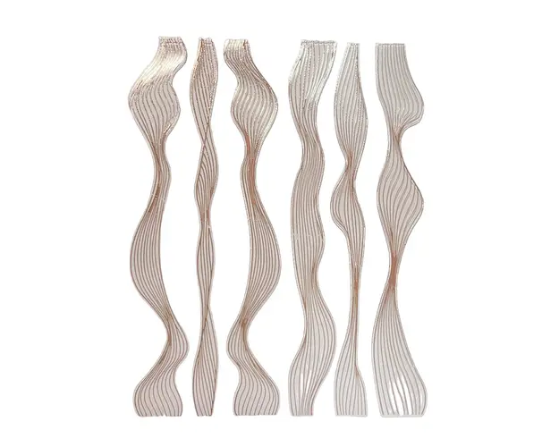 Sticker decor unghii autoadeziv rose gold CB-090