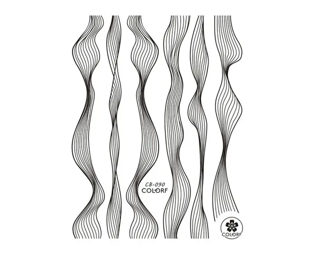 Sticker Unghii BLack - CB090