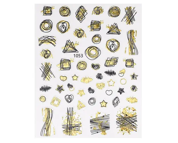 STICKER UNGHII - Gold JO 1053