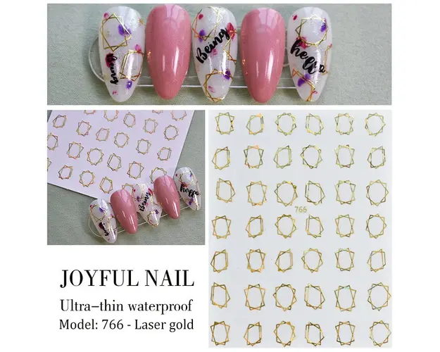 STICKER UNGHII - Gold JO 766