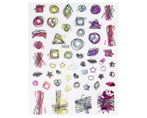 STICKER UNGHII - Rainbow JO 1053