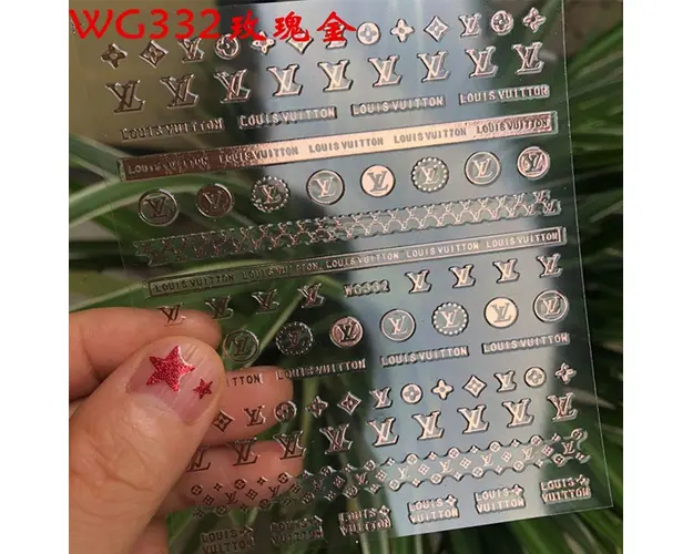 Sticker Unghii Rose - WG332