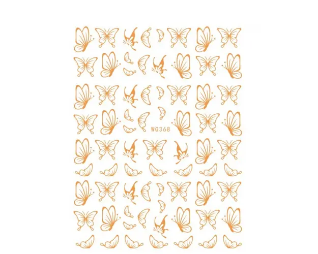 Sticker Unghii Rose - WG368