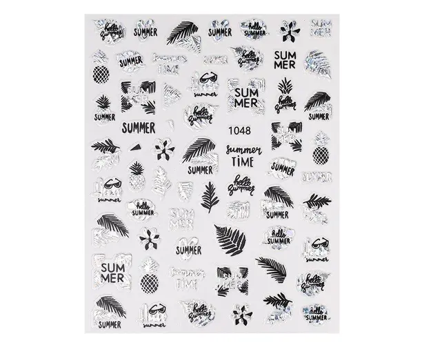 STICKER UNGHII - Silver JO 1048