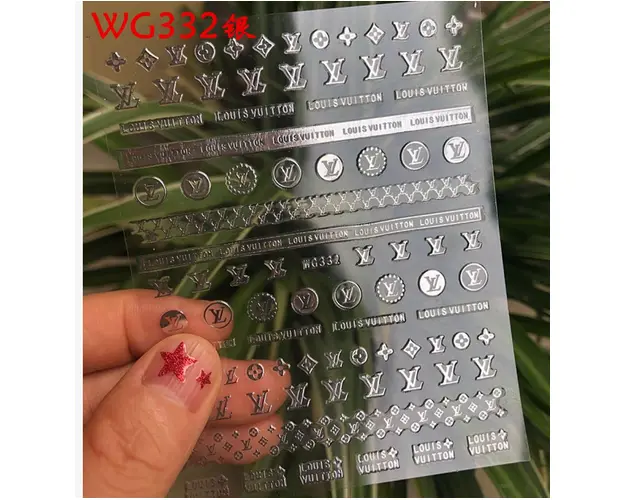 Sticker Unghii - WG332 Silver