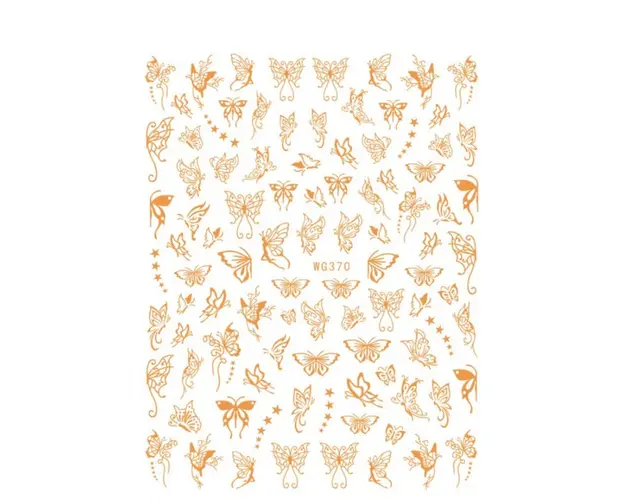 Sticker Unghii - WG370 Rose