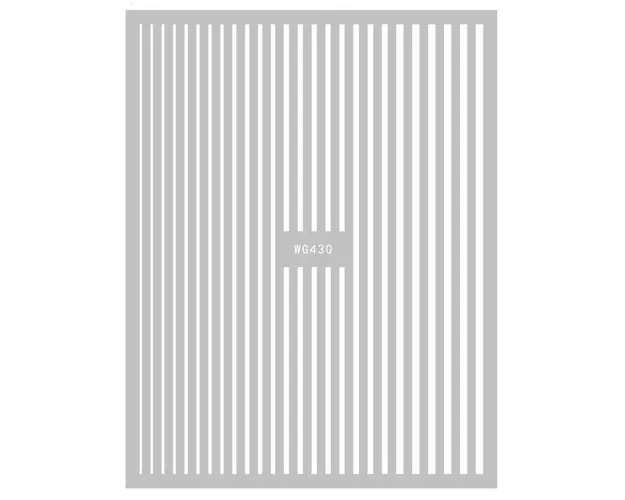 Sticker Unghii Silver - WG430