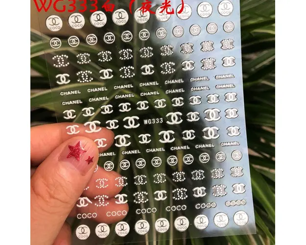 Sticker Unghii White - WG333