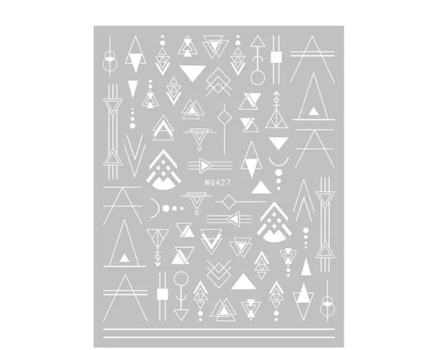 Sticker Unghii White - WG427