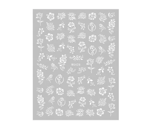 Sticker Unghii White - WG428