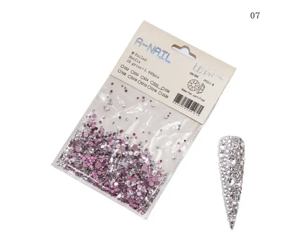 Strasuri Unghii Diverse marimi Nail Art - 1440 Bucati - 07