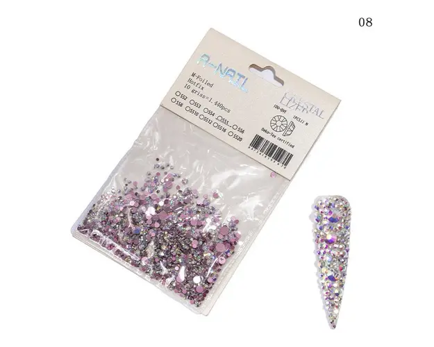 Strasuri Unghii Diverse marimi Nail Art - 1440 Bucati - 08