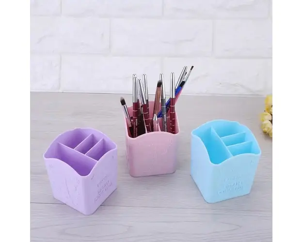 Suport ustensile manichiura pahar - Albastru