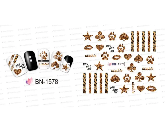 Tatuaj Pe Baza De Apa Unghii - BN1578