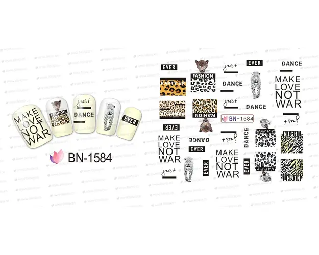 Tatuaj Pe Baza de Apa Unghii - BN1584