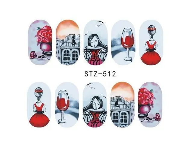 Tatuaj Pe Baza De Apa Unghii - STZ 512