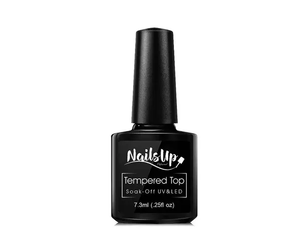 Tempered Top Coat, Soak-Off, NailsUp