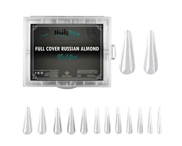 Tipsuri Full Cover Russian Almond NailsUp