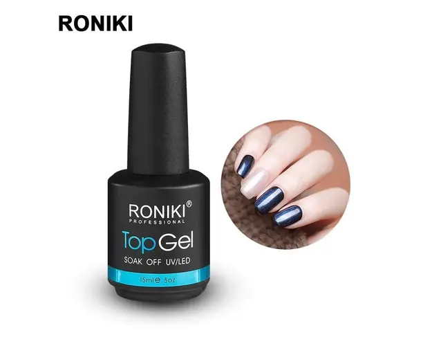 Top Coat Roniki Steel Super Luciu 15 ml
