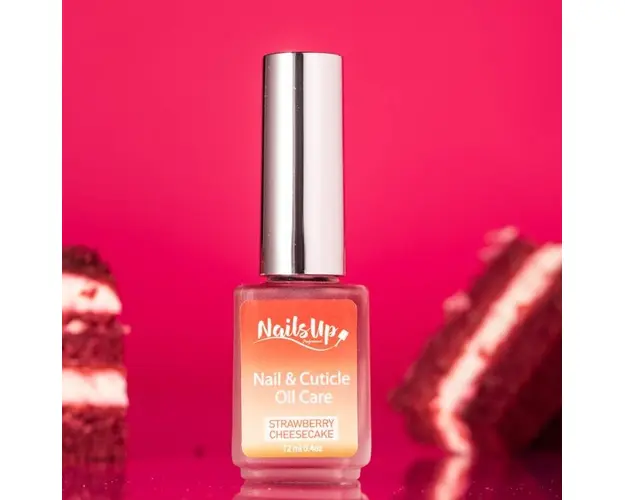 Ulei Cuticule 12 ml, NailsUp, Cheesecake Capsuni