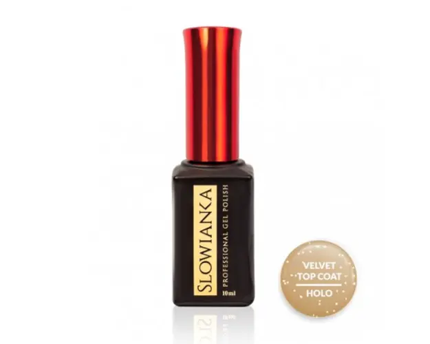 Velvet Top Coat Holo Slowianka 10ml