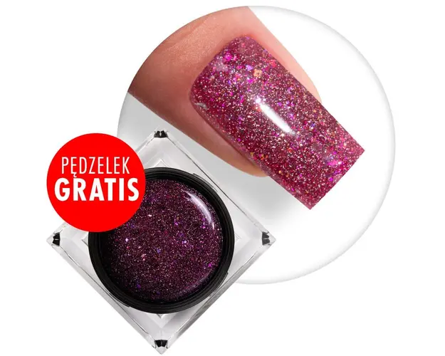 Gel Constructie Molly Lac Shine On You- Fuchsia Shine 15gr Hema Free - Everin