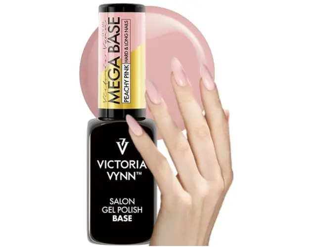 Mega Base Victoria Vynn- Peachy Pink 8ml Rubber Base - VV-CP8 - Everin