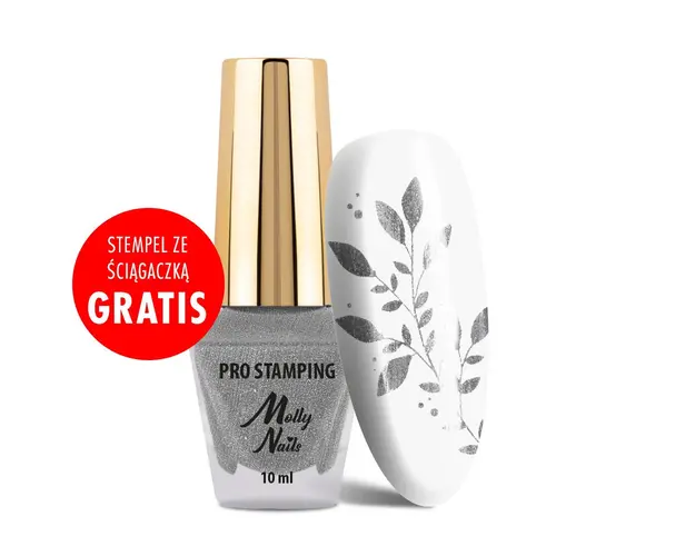 Oja Pentru Stampila Molly Lac PRO Stamping- Silver - Everin