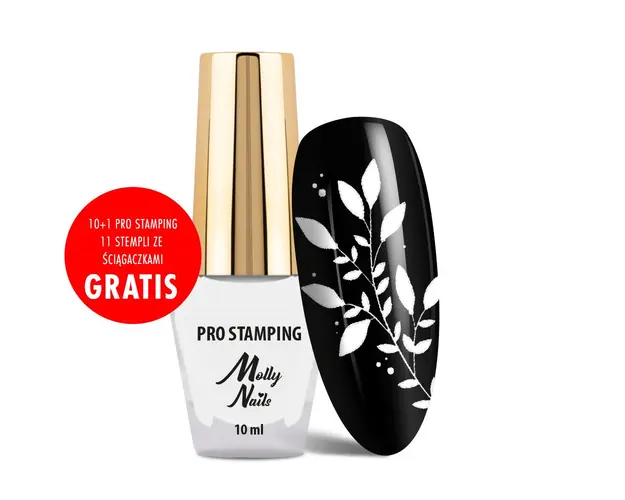 Oja Pentru Stampila Molly Lac PRO Stamping- White - Everin